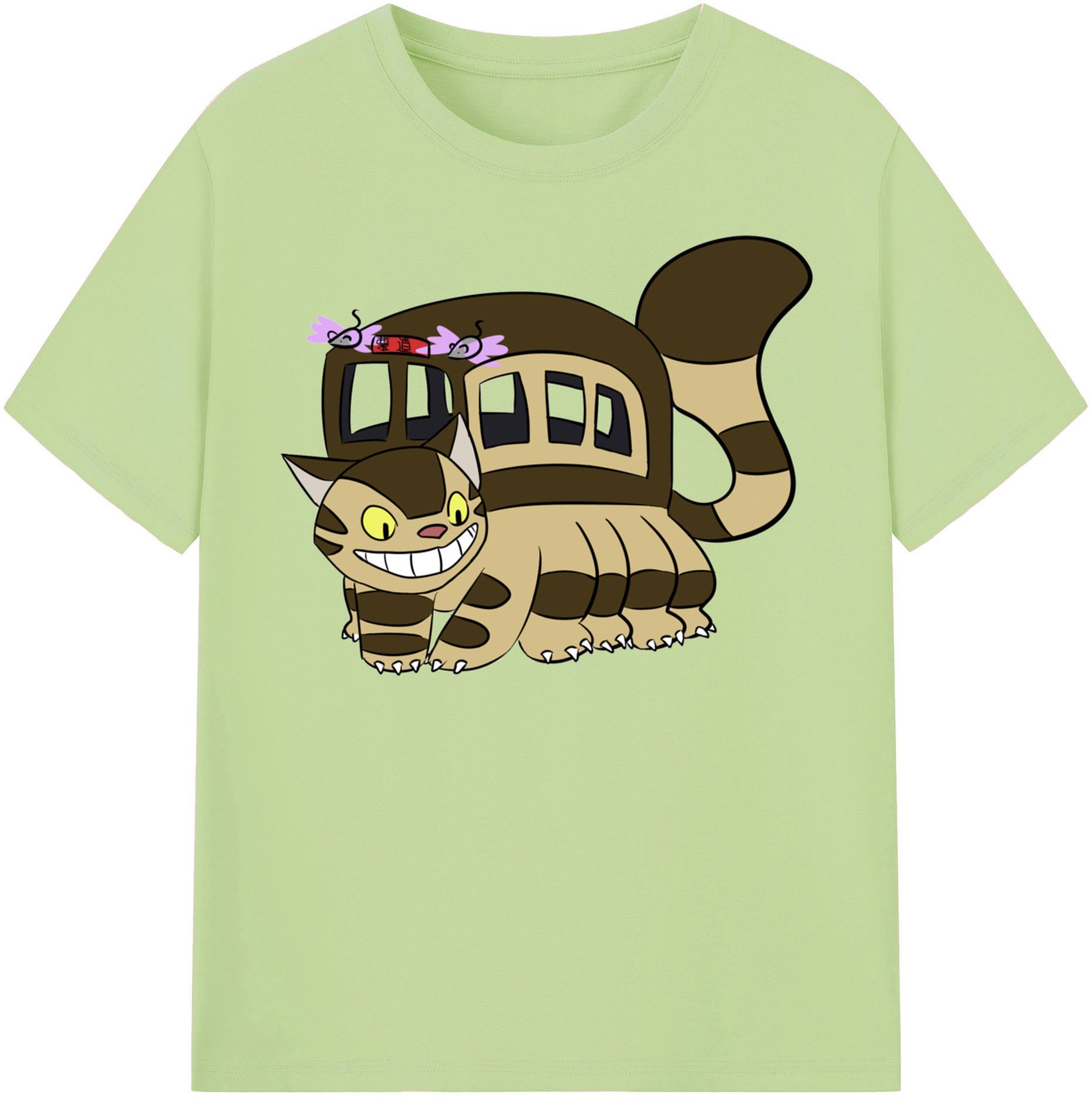 （画像用） となりのトトロ 草壁メイ 草壁サツキ My Neighbor Totoro Satsuki Kusakabe Mei Kusakabe 綿100％半袖Tシャツ（フロントプリント）